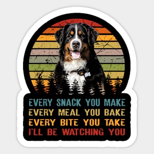 Tail Tales Bernese I'll Be Watching You Tee Extravaganza Sticker